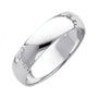 14K White Gold 5mm Comfort Fit Wedding Band