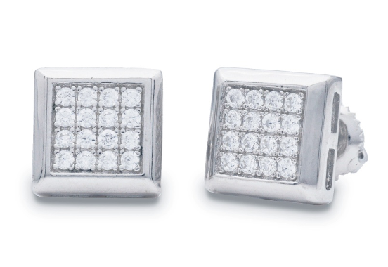 SS Moissanite Earrings