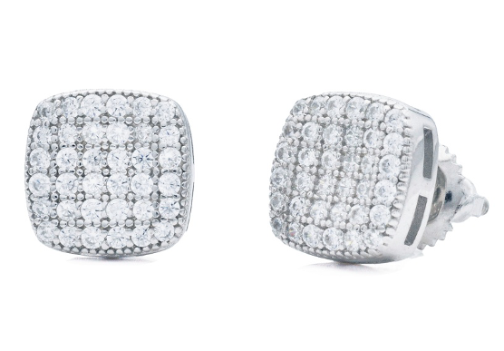 SS Moissanite Earrings