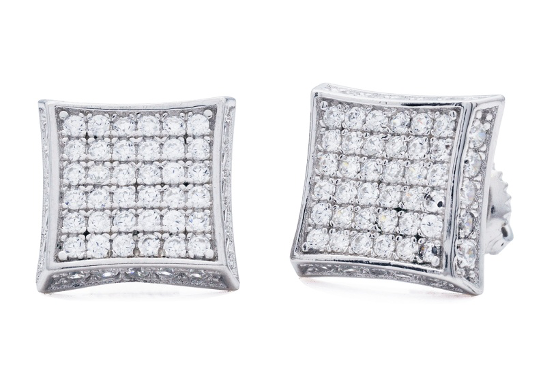 SS Moissanite Earrings