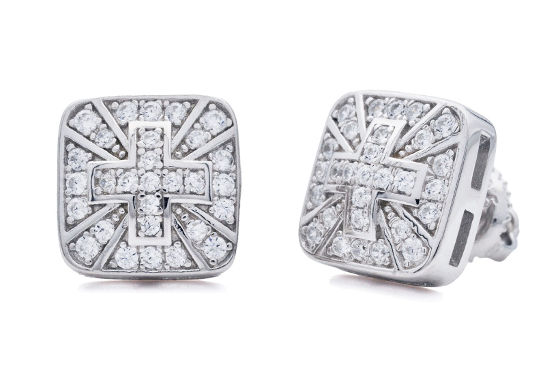 SS Moissanite Earrings