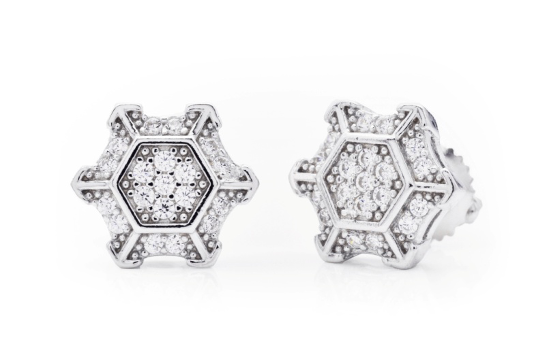 SS Moissanite Earrings