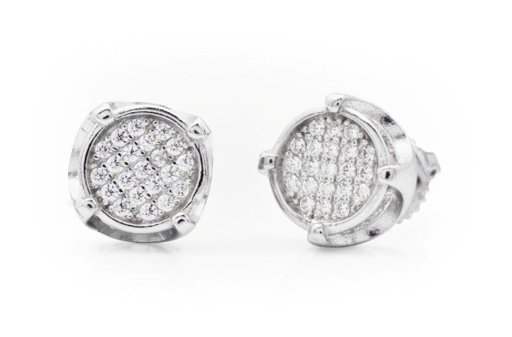 SS Moissanite Earrings