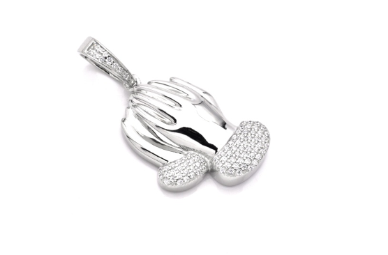 SS Moissanite Pendant