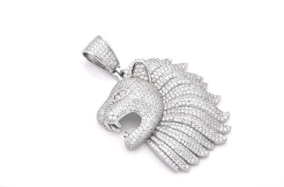 SS Moissanite Pendant