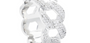 SS Moissanite Cuban Link Ring