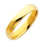 14K Yellow Gold 4mm Comfort Fit Wedding Band