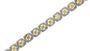 EFFY 14K WHITE and YELLOW GOLD DIAMOND,NATURAL YELLOW DIAMOND BRACELET