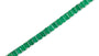 EFFY 14K WHITE GOLD ,NATURAL EMERALD BRACELET