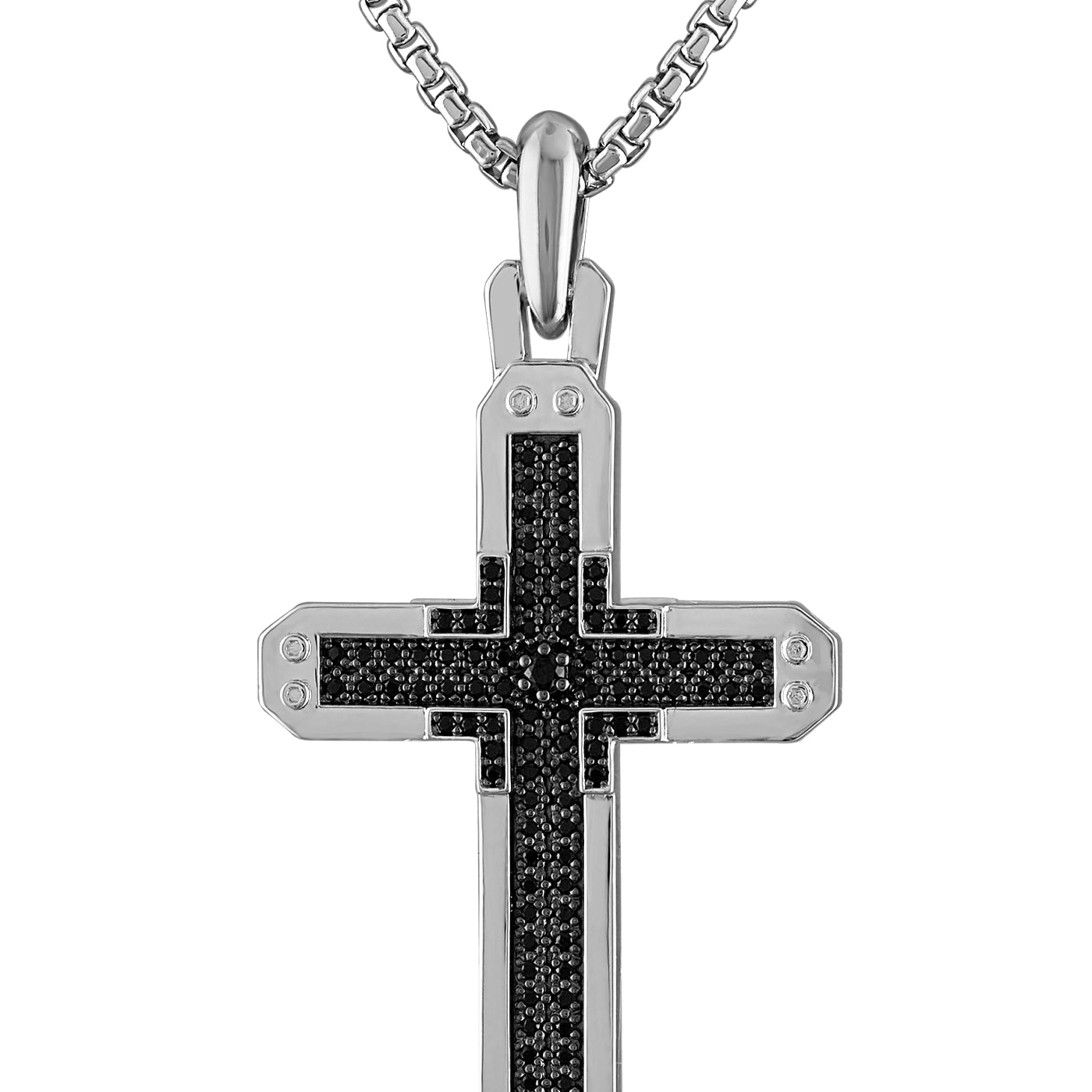 Bulova Sterling Silver 925 Luxury Jewelry Mens Necklace