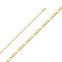 14KY 2.7MM Figaro 3+1 WP Regular Chain
