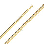 14KY 8.2MM Cuban Concave Chain