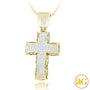 14KY 2.00CTW INVISIBLE CROSS