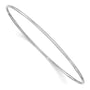14k White Gold 1.5mm Polished Slip-on Bangle Bracelet