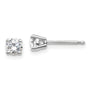 14kw 1/2ct Lab Grown Diamond VS/SI+ G+ Round Comp Heavyweight Earrings