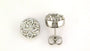 EFFY 14K WHITE GOLD DIAMOND EARRINGS
