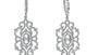 EFFY 14K WHITE GOLD DIAMOND EARRINGS