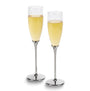 Nickel-plated Boston Toasting Flutes