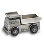 Pewter Finish Dump Truck Bank