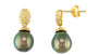 EFFY 14K YELLOW GOLD DIAMOND EARRINGS