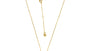 EFFY 925 GOLD PLATED SILVER ,WHITE TOPAZ NECKLACE