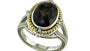 EFFY 925 STERLING SILVER/18K YELLOW GOLD RING
