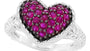 EFFY 925 STERLING SILVER ,RUBY RING