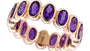 EFFY 14K ROSE GOLD ,AMETHYST RING