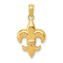 14k Small Fleur-De-Lis Pendant