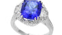 EFFY 18K WHITE GOLD TANZANITE RING