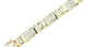 10KY 1.65CTW DIAMOND FANCY MENS BRACELET - 8.5"