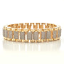 10KY 15MM 4.35CTW MICROPAVE DIAMOND ROLEX 8.5"