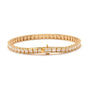 14KY 4.30CTW BAGUETTE DIAMOND SQUARE CLUSTER