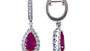 EFFY 14K WHITE GOLD EARRINGS