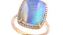 EFFY 14K YELLOW GOLD ,OPAL RING