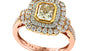 EFFY 18K RSE/YEL RING
