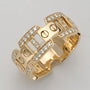 14KY 0.75CTW DIAMOND MARINER LINK MENS RING