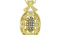EFFY 14K YELLOW GOLD DIAMOND,ESPRESSO DIAMOND, PENDANT