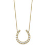 10KY VS/SI+ G+ Lab Grown 1ct. Horseshoe Necklace