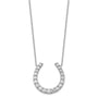 10KW VS/SI+ G+ Lab Grown 1ct. Horseshoe Necklace