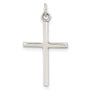 Sterling Silver Polished Cross Pendant