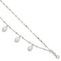 Sterling Silver Dbl Miraculous Medal w/1 in ext. Bracelet