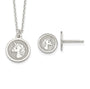 Sterling Silver Unicorn Children's Necklace & Post Earrings Set