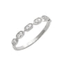 14KW 0.15CTW DIAMOND FASHION STACKABLE BAND