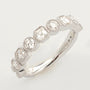 14KW 1.45CTW DIAMOND 9-STONE BAND - ALTERNATING