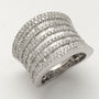 14KW 2.60CTW DESIGNER BAGUETTE & ROUND DIAMOND