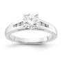 14kw Certified VS/SI DEF Plus Lab Grown Complete Engagement Ring