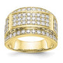 10k 3 ct Lab Grown Diamond VS/SI+ G+ Men's Ring