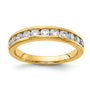 14k 3/4 ct Lab Grown Diamond VS/SI+ G+ Complete Channel Set Band