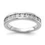 14k White Gold 1 ct Lab Grown Diamond VS/SI+ G+ Complete Band
